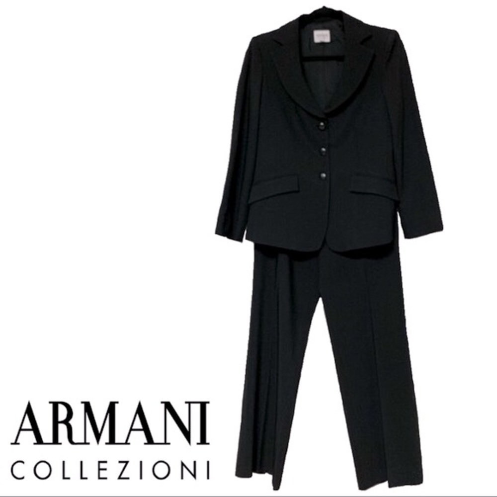 Armani Collezioni Wool Suit Sz 4